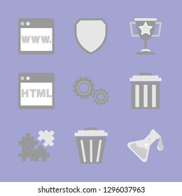 Office work and job. Icon set.