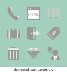 Office work and job. Icon set.