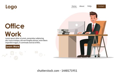 Office work This set can be used in graphic designing, web design, flyers, banner, advertisement  and other related projects, hold this pack. - Vector - Vector