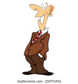 Office worker cartoon 