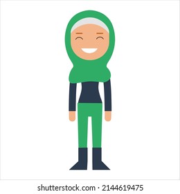 office worker character design. vector man. illustration.