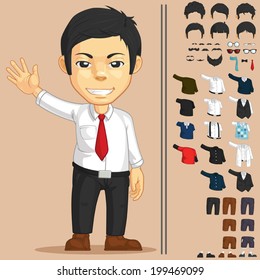 Office Worker Customizable Character