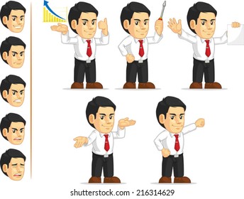 Office Worker Customizable Mascot 11
