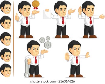 Office Worker Customizable Mascot 12