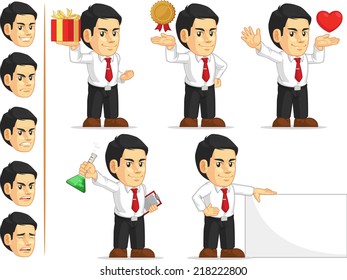 Office Worker Customizable Mascot 4