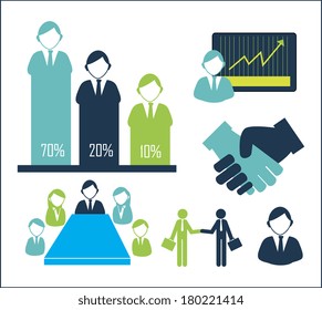 office worker design  over  white background vector illustration 