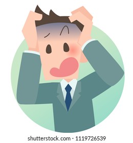 Office worker to despair