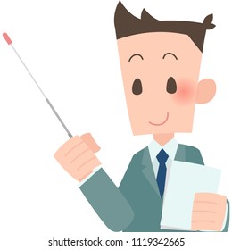 Office worker to explain