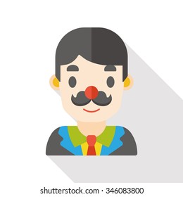 office worker flat icon