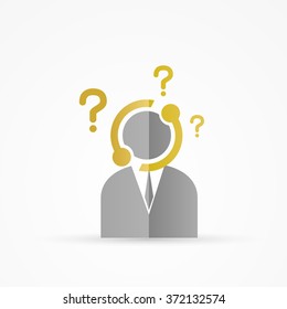 Office worker have questions