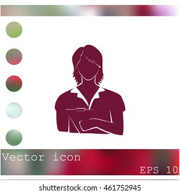 Office worker icon