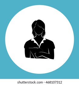 Office worker icon