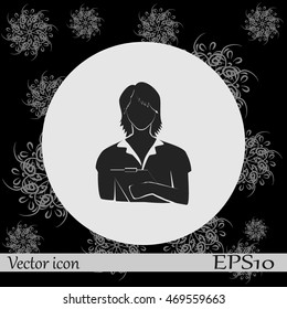 Office worker icon