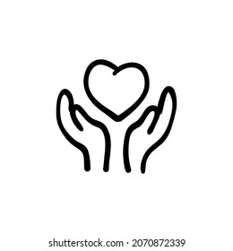 office worker icon in vector. Logotype - Doodle