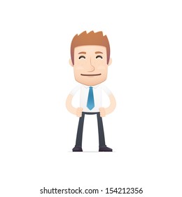 office worker in various poses for use in advertising, presentations, brochures, blogs, documents and forms, etc.