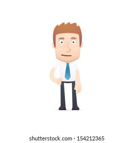 office worker in various poses for use in advertising, presentations, brochures, blogs, documents and forms, etc.