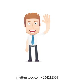 office worker in various poses for use in advertising, presentations, brochures, blogs, documents and forms, etc.