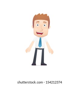 office worker in various poses for use in advertising, presentations, brochures, blogs, documents and forms, etc.