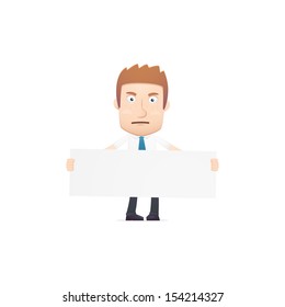 office worker in various poses for use in advertising, presentations, brochures, blogs, documents and forms, etc.