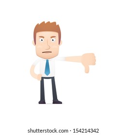 office worker in various poses for use in advertising, presentations, brochures, blogs, documents and forms, etc.