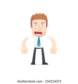 office worker in various poses for use in advertising, presentations, brochures, blogs, documents and forms, etc.