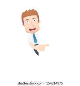 office worker in various poses for use in advertising, presentations, brochures, blogs, documents and forms, etc.