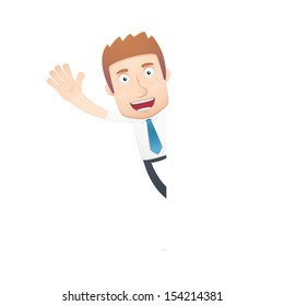 office worker in various poses for use in advertising, presentations, brochures, blogs, documents and forms, etc.