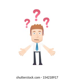 office worker in various poses for use in advertising, presentations, brochures, blogs, documents and forms, etc.