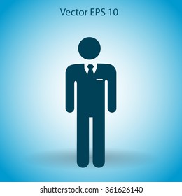 office worker vector icon