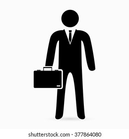 office worker vector icon