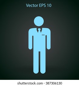 office worker vector icon