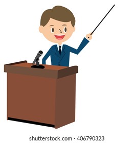 The office worker who lectures.4