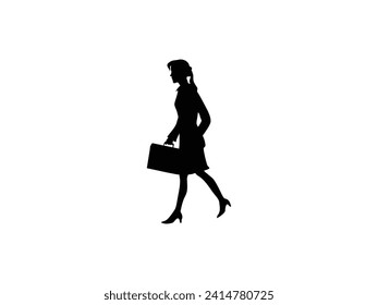Office Worker Woman vector PNG