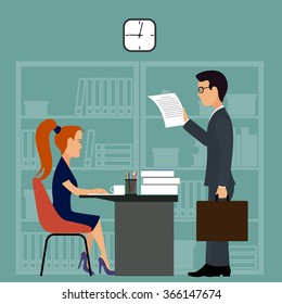 Office worker.Business meeting