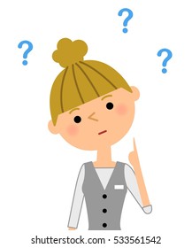 office worker,question