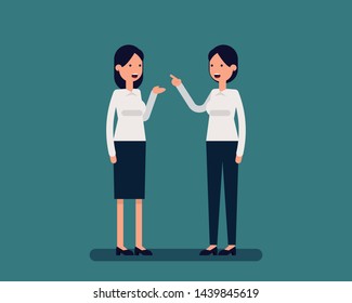 Office Workers Fight Vector Illustration Business Stock Vector (Royalty ...