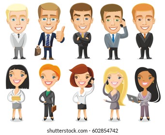 Office workers. People