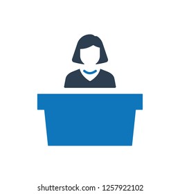 Office Working Icon