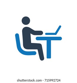 Office Working Icon