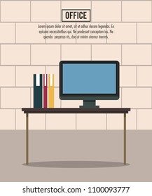 Office workplace concept