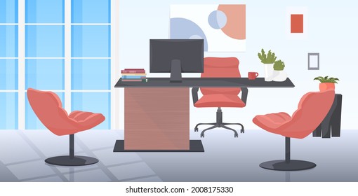 Office Workplace Desk Social Distancing Coronavirus Epidemic Protection Self Isolation Concept