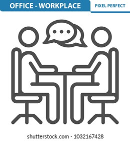 Office - Workplace Icon. Professional, pixel perfect icons optimized for both large and small resolutions. EPS 8 format. 12x size for preview.