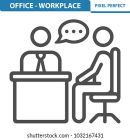 Office - Workplace Icon. Professional, pixel perfect icons optimized for both large and small resolutions. EPS 8 format. 12x size for preview.