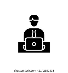 icono de oficina en el vector. logotipo