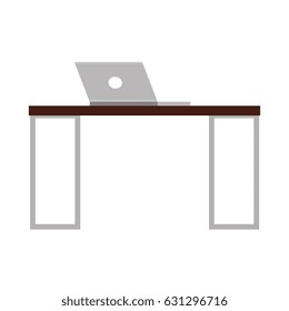 office workplace isolated icon