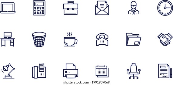 Office, Workplace, Manager, Office Chair, AMil Icon Design