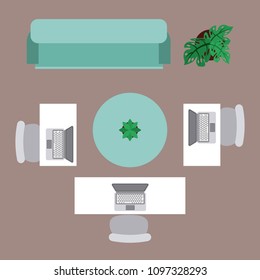 office workspace business