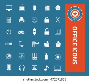 
Office,Business icon set,vector
