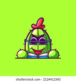 Officer Cactus Character Illustration for your business or merchandise