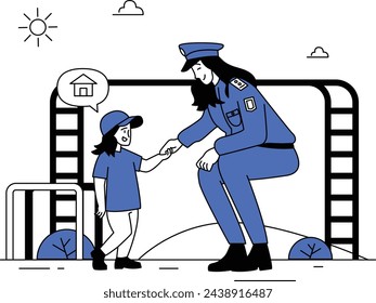 Officers took the children home